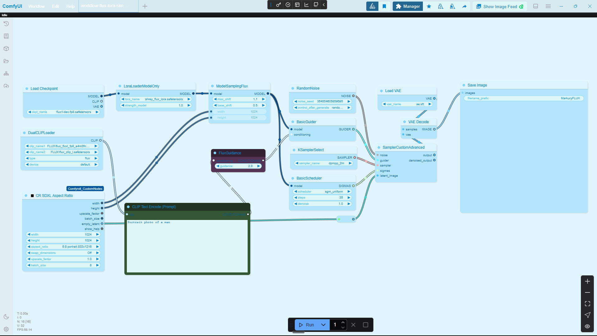 iceberg_blue theme preview